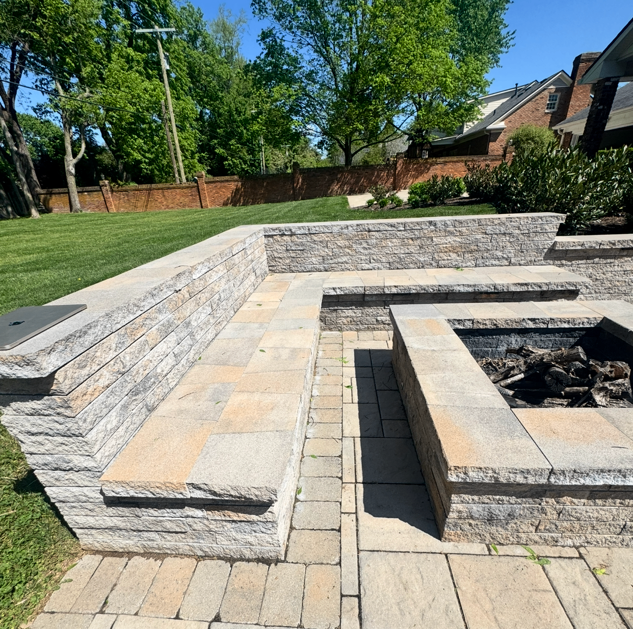 Paver Patio & Fence